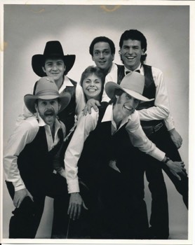 My former life as a country singer, 1984, with the Saddle Rack riders, San Jose, CA, Back Row, black hat
