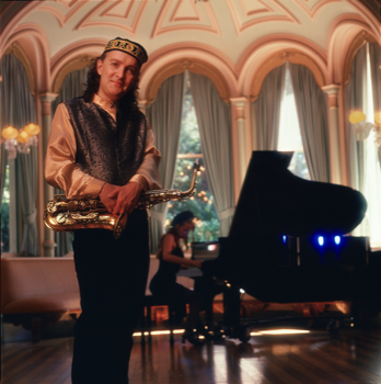 Photo shoot for my mozart album with kimberly Reeves in the background